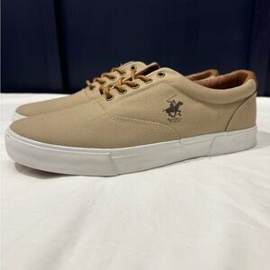 Beverly Hills Polo Club Beige Canvas Footwear